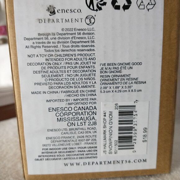 Department 56 Snowgnomes Ornament  - Picture 6 of 6